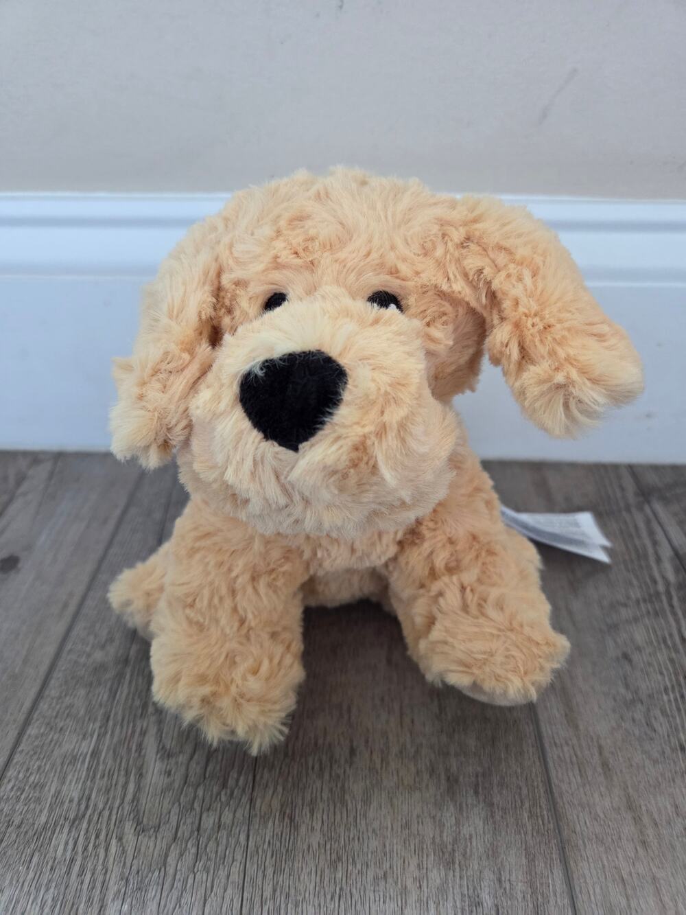 Warmies Golden Puppy Dog Plush Microwavable Lavender Scented Weighted NWT New